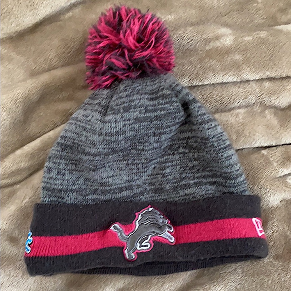 NFL Detroit lions winter hat